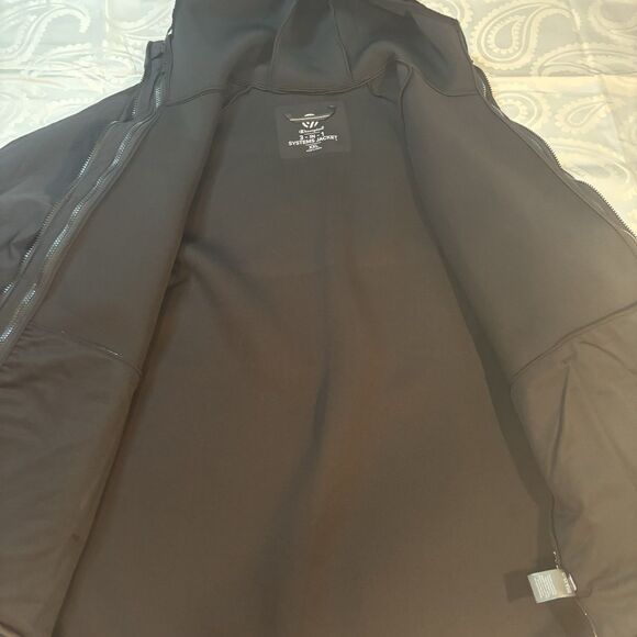 NEW Champion 3-in-1 Systems Jacket Coat Hooded Black Full Zip Pockets Men’s XXL - Picture 12 of 12